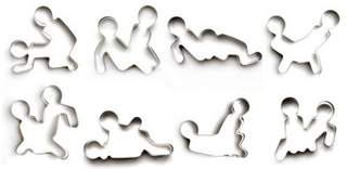 Illustration for article titled Kama Sutra Gingerbread Cookie Cutters: Not For Family Christmas Parties (NSFW? Maybe?)